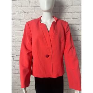 Jones Studio Separates Salmon Orange Coral Blazer